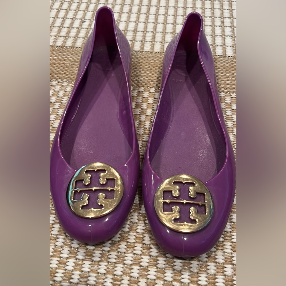 Women's Purple "Jelly" Tory Burch Flats